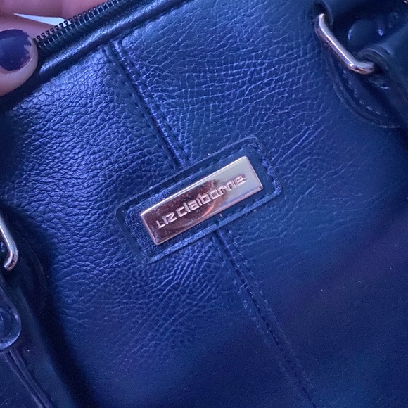 Liz claiborne navy blue handbag - Picture 5 of 5